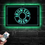 Iron City Metal Sign Logo 1