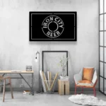 Iron City Metal Sign Logo 1