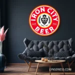 Iron City Neon Sign Logo 1