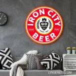 Iron City Neon Sign Logo 1