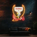 Itaipava Neon Sign Bespoke Logo Custom American Eagle 1