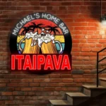 Itaipava Neon Sign Custom Foamy Mug Cheers 1