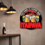 Itaipava Neon Sign Custom Foamy Mug Cheers 1