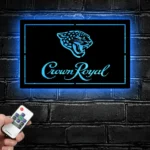 Jacksonville Jaguars Metal Sign Crown Royal 1