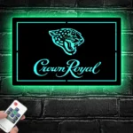 Jacksonville Jaguars Metal Sign Crown Royal 1