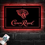 Jacksonville Jaguars Metal Sign Crown Royal 1
