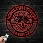 Jacksonville Jaguars Metal Sign Custom Nfl 1