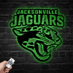 Jacksonville Jaguars Metal Sign Logo 1