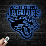 Jacksonville Jaguars Metal Sign Logo 1