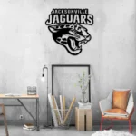 Jacksonville Jaguars Metal Sign Logo 1