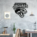 Jacksonville Jaguars Metal Sign Logo 1