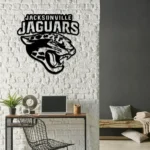 Jacksonville Jaguars Metal Sign Logo 1