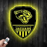 Jacksonville Jaguars Metal Sign Shield Shape 1