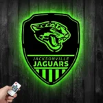 Jacksonville Jaguars Metal Sign Shield Shape 1