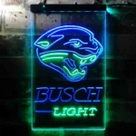 Jacksonville Jaguars Neon Sign Detailed Busch Light 1
