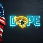 Jacksonville Jaguars Neon Sign Dripping Dope 1