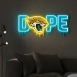 Jacksonville Jaguars Neon Sign Dripping Dope 1
