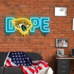 Jacksonville Jaguars Neon Sign Dripping Dope 1