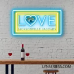 Jacksonville Jaguars Neon Sign Love Sign 1