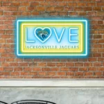 Jacksonville Jaguars Neon Sign Love Sign 1