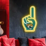 Jacksonville Jaguars Neon Sign Nfl Foam Finger 1
