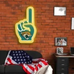 Jacksonville Jaguars Neon Sign Nfl Foam Finger 1