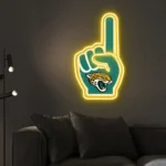 Jacksonville Jaguars Neon Sign Nfl Foam Finger 1