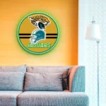 Jacksonville Jaguars Neon Sign Nfl Helmet Acrylic 1