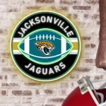 Jacksonville Jaguars Neon Sign Rugby Acrylic 1