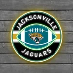 Jacksonville Jaguars Neon Sign Rugby Acrylic 1