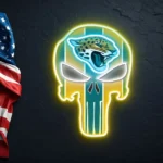 Jacksonville Jaguars Neon Sign The Punisher 1