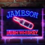 Jameson Irish Neon Sign Artistic 3 Color 1
