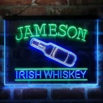 Jameson Irish Neon Sign Artistic 3 Color 1