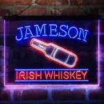 Jameson Irish Neon Sign Artistic 3 Color 1