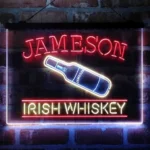 Jameson Irish Neon Sign Artistic 3 Color 1