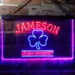 Jameson Irish Neon Sign Whiskey Shamrock Home Bar 1