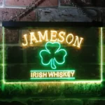 Jameson Irish Neon Sign Whiskey Shamrock Home Bar 1