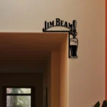 Jim Beam Metal Sign Tap Handle 1