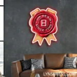 Jim Beam Neon Sign Badge 1