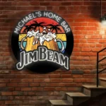 Jim Beam Neon Sign Custom Beer Mug Clash 1