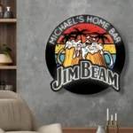 Jim Beam Neon Sign Custom Beer Mug Clash 1