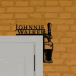 Johnnie Walker Metal Sign Tap Handle 1