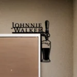 Johnnie Walker Metal Sign Tap Handle 1