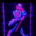 Johnnie Walker Neon Sign Detail Logo 1