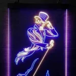 Johnnie Walker Neon Sign Detail Logo 1