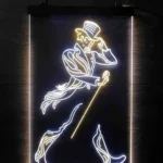 Johnnie Walker Neon Sign Detail Logo 1