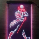 Johnnie Walker Neon Sign Detail Logo 1