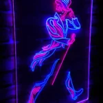 Johnnie Walker Neon Sign Detail Logo 1