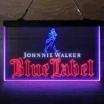 Johnnie Walker Neon Sign Navy Label 3 Color 1