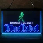 Johnnie Walker Neon Sign Navy Label 3 Color 1
